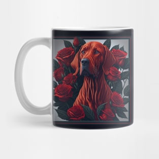 Vizsla red roses Mug